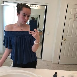 Free People off the shoulder shirt